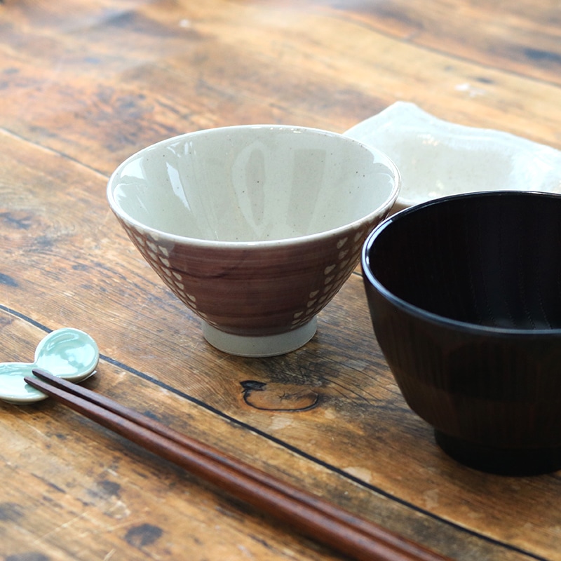 三角紋 茶碗 パープル | ハンプティーダンプティー公式通販| 雑貨