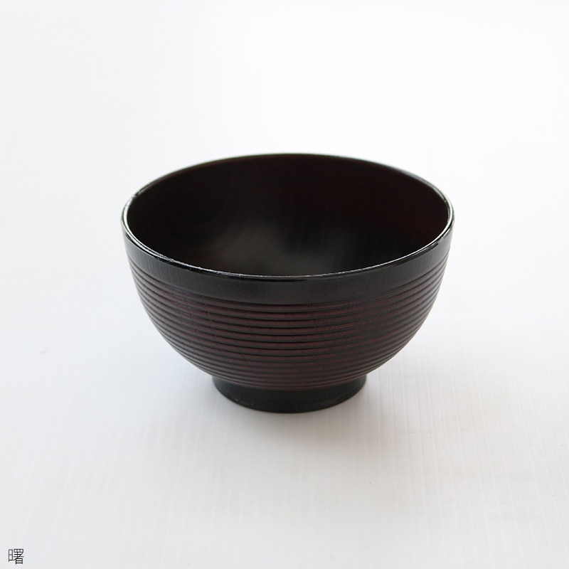 HDレンジ欅千筋杢目汁椀