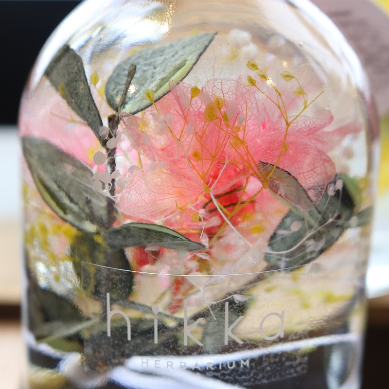 hikka ハーバリウム ミニブーケ PK アジサイ