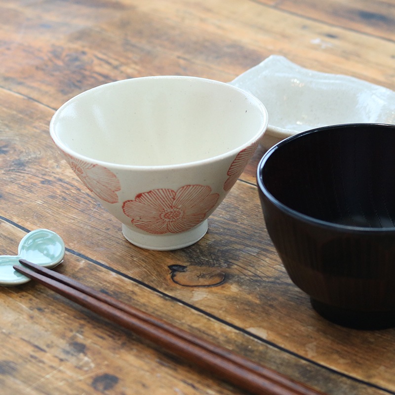 志野茶碗 志野茶碗-3 作者：樋口 雅之【 岐阜県 可児市 陶芸品 限定