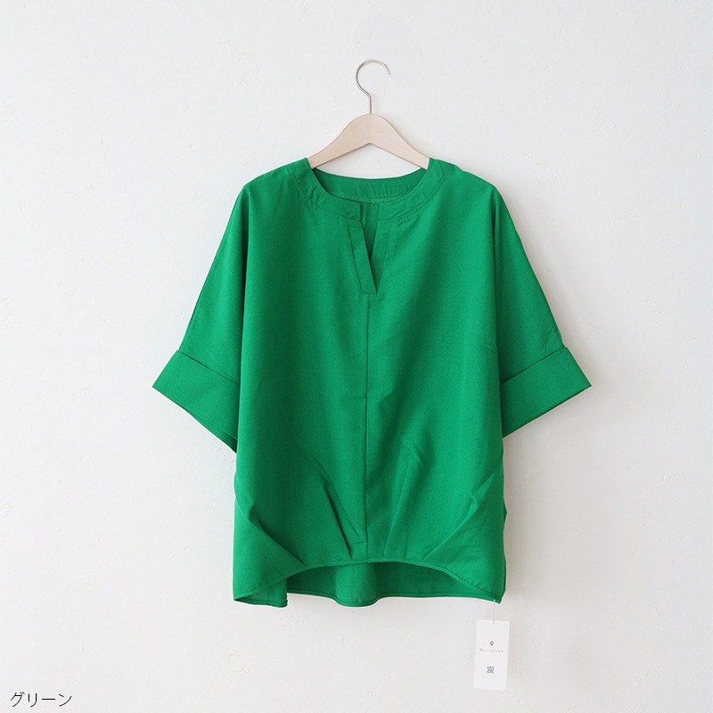 makusa マクサ　ダークグリーン　タックスリーブブラウス makusa マクサ ダークグリーン タックスリーブブラウス