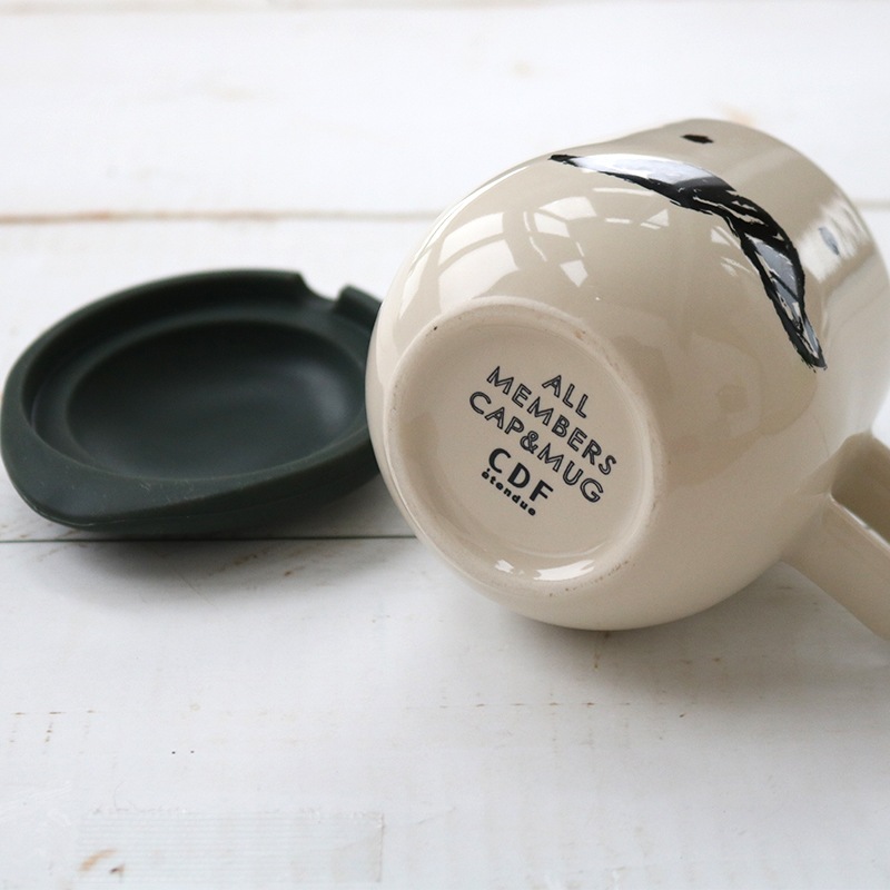 オールメンバーズ 蓋付きマグ BK