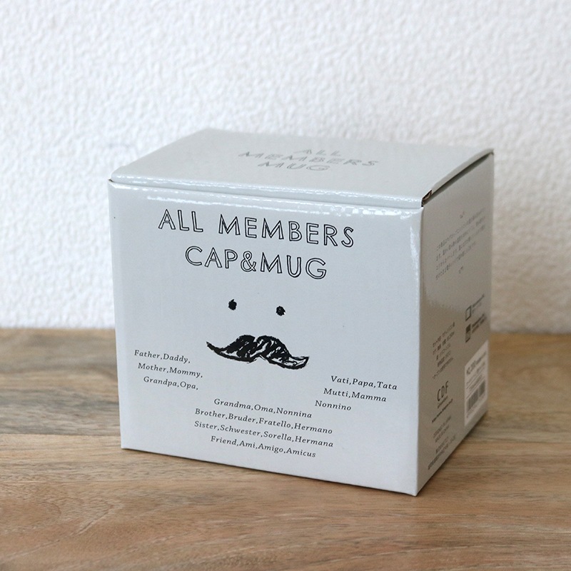 オールメンバーズ 蓋付きマグ BK