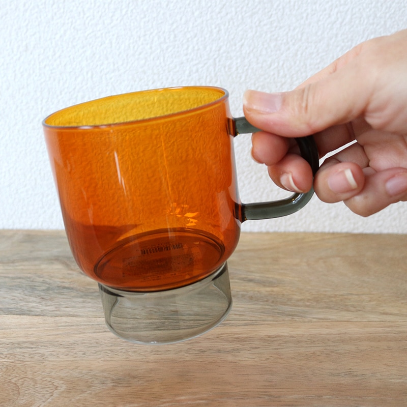 galette 耐熱グラスマグ 370ml BR