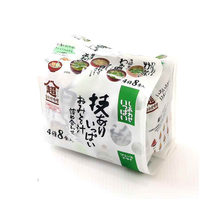 技ありいっぱいおみそ汁詰め合わせ(4種8食)