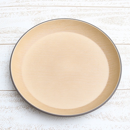 HD earth color 抗菌ラウンドプレートL DB