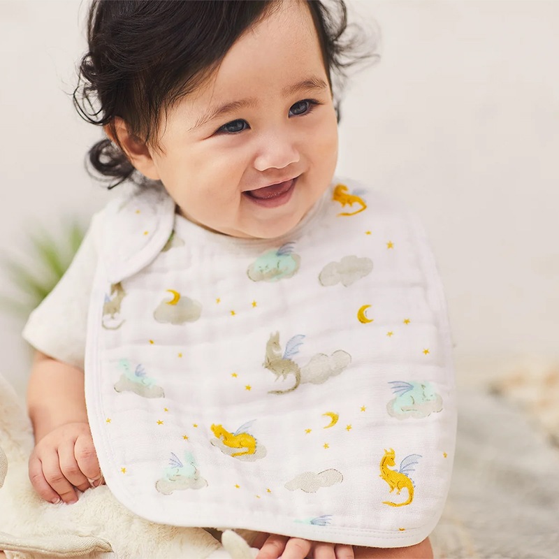 year of the dragon クラシックスナップビブ3枚入｜エイデン&アネイ