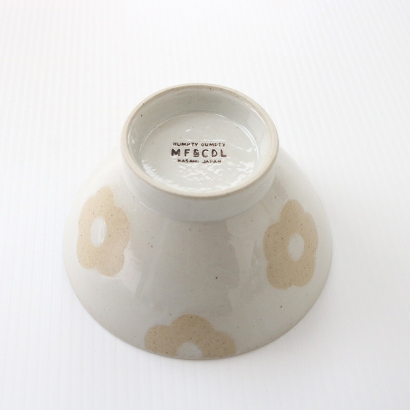 フラワーくわらんか茶碗