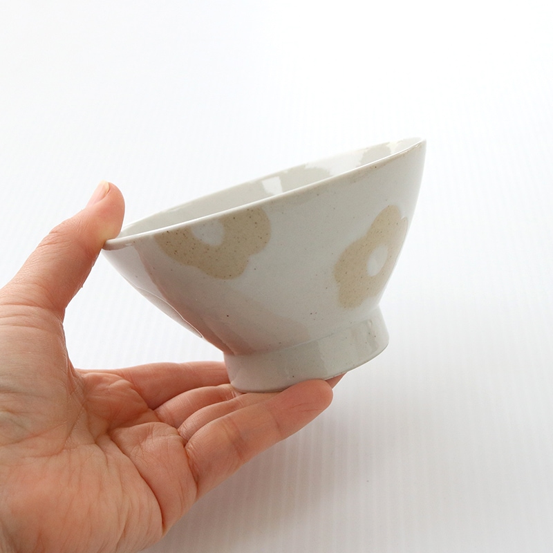 フラワーくわらんか茶碗