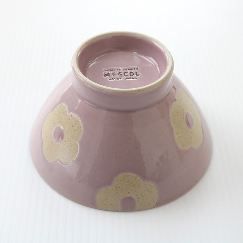 フラワーくわらんか茶碗