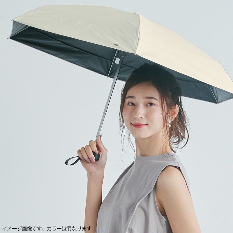 晴雨兼用（折傘）遮光切り継ぎタイニー BE | ハンプティーダンプティー