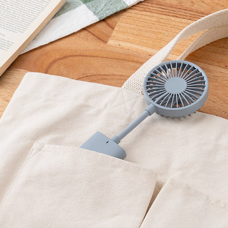 スマホも挟める薄型クリップファン　WH