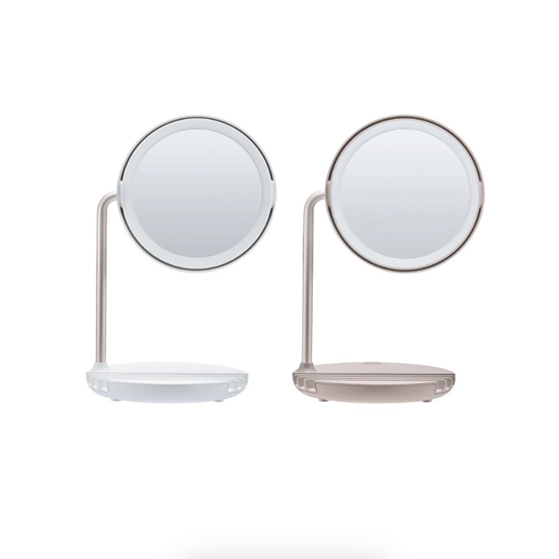 FESTINO　充電式　LEDファンミラー　サンドベージュ