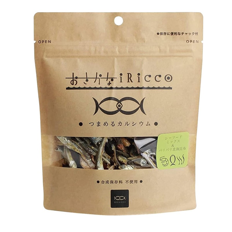 おさかなiRicco　シーフードミックスとパリパリ昆布
