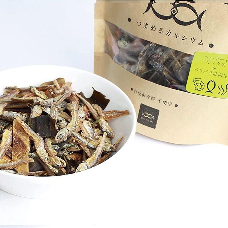 おさかなiRicco　シーフードミックスとパリパリ昆布