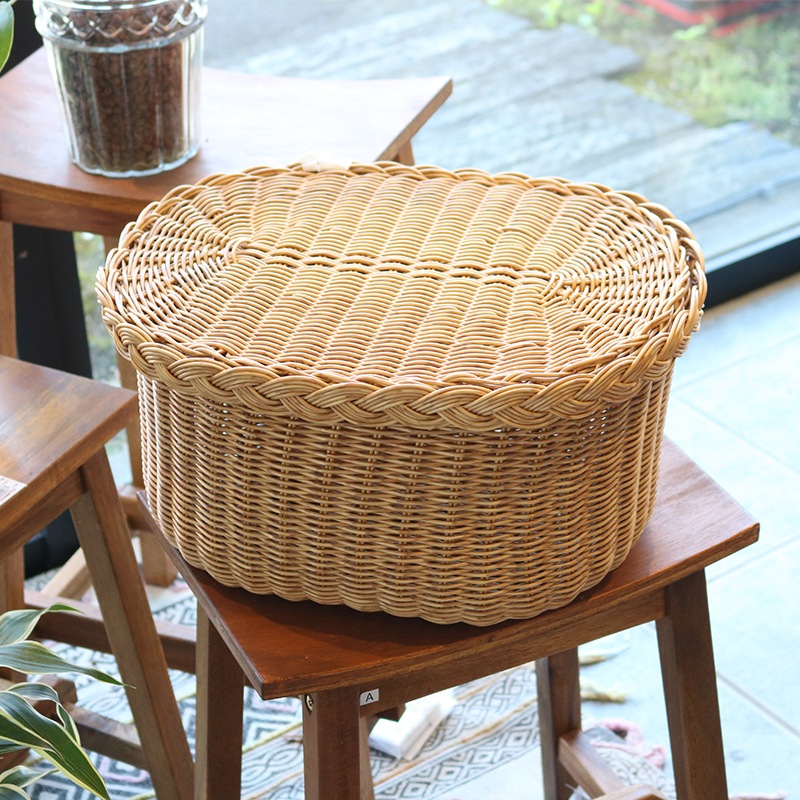 ユティルナイール フタ付バスケットL