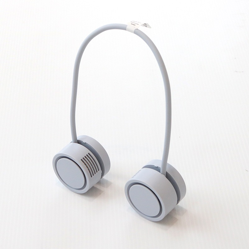くるくる NECK FAN ブルー