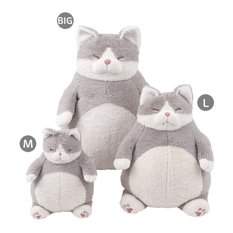 ねこ肯定感抱きまくらBIG はちわれのかつお