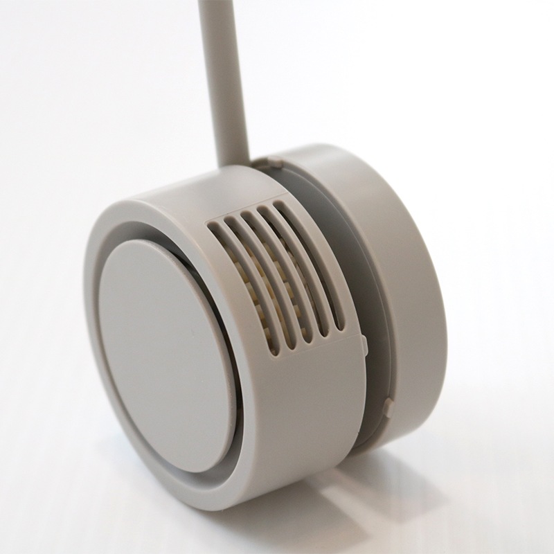 くるくる NECK FAN グレー