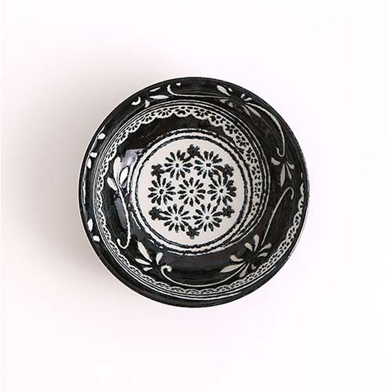 深海花三島4寸鉢