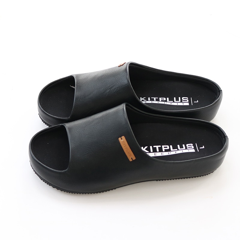 KITPLUS（キットプラス） オープンサンダル メンズLサイズ 27-27.5cm BK
