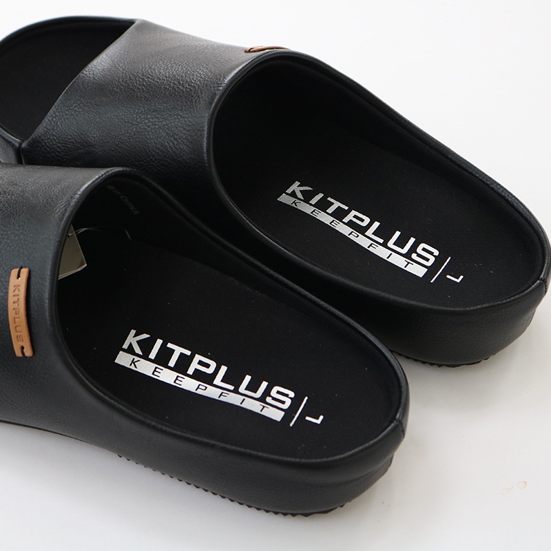 KITPLUS（キットプラス） オープンサンダル メンズLサイズ 27-27.5cm BK