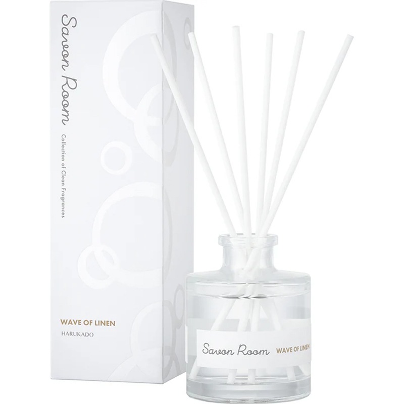 サボンルームリードディフューザー　ウェイブオブリネン