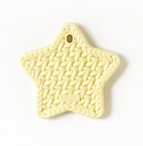 10mois（ディモア） TEETHER（歯がため） スター ホルダー付 イエロー