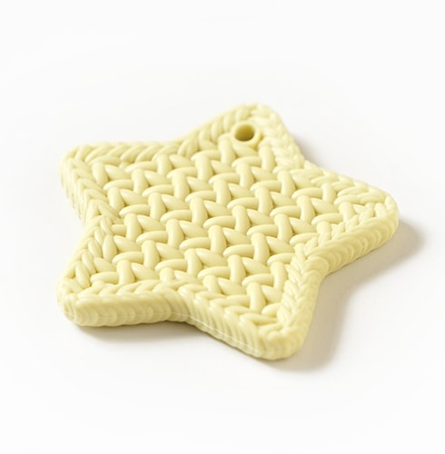 10mois（ディモア） TEETHER（歯がため） スター ホルダー付 イエロー