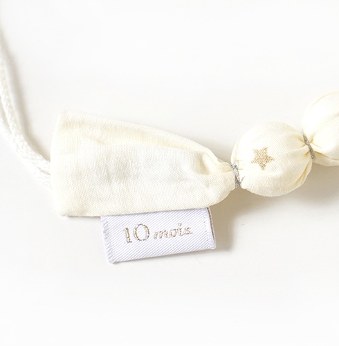 10mois（ディモア） TEETHER（歯がため） スター ホルダー付 イエロー