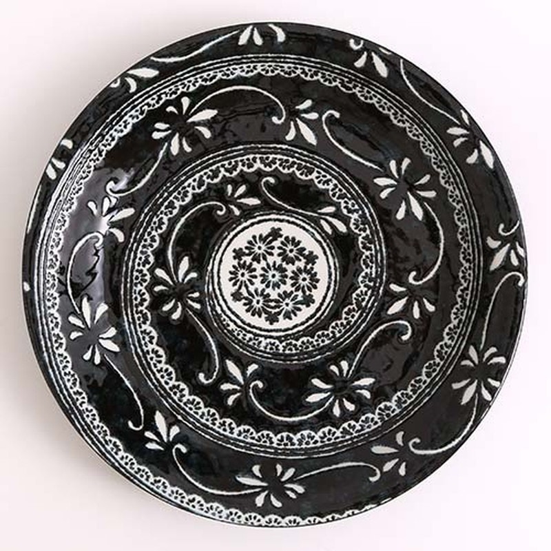 【4/5までポイント10倍】深海花三島9寸深皿