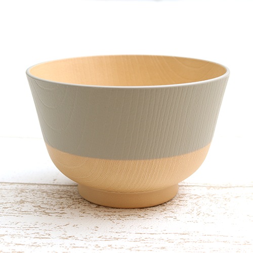 やさしい彩り 抗菌汁椀 あま色