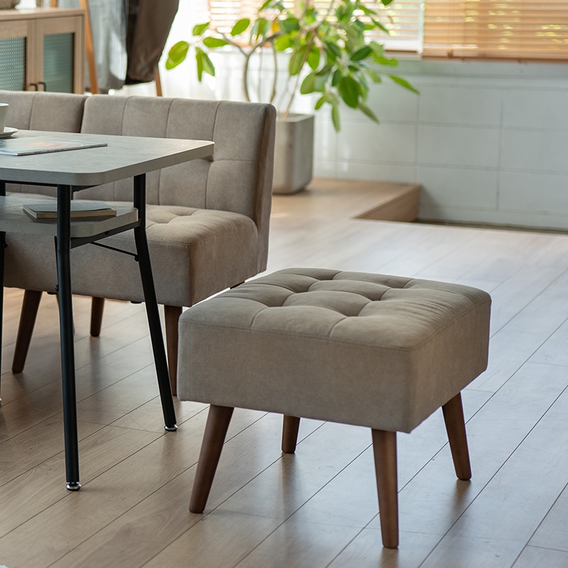 mild(ミルド) オットマン サンドベージュ 【送料込】 | ハンプ