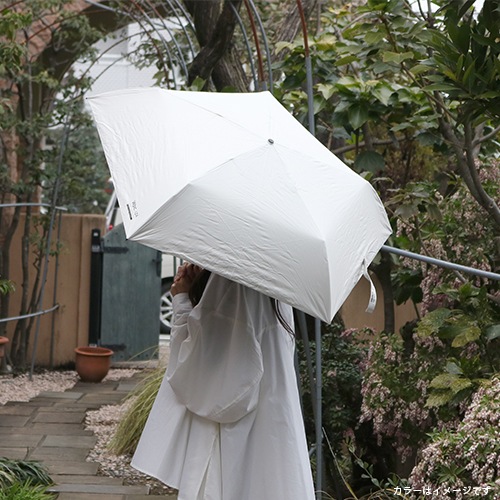 晴雨兼用(折傘)IZA(イーザ)軽量スリム BK