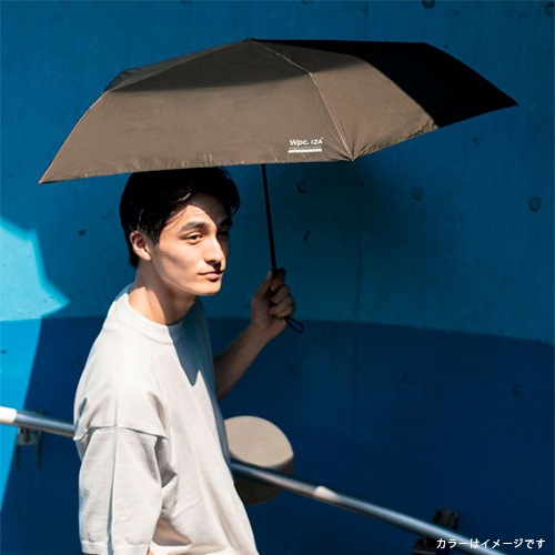晴雨兼用(折傘)IZA(イーザ)軽量スリム BK