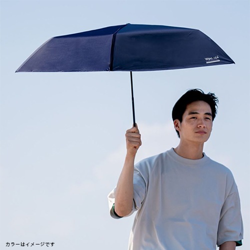 晴雨兼用(折傘)IZA(イーザ)軽量スリム BK