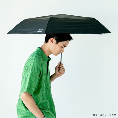 晴雨兼用(折傘)IZA(イーザ)軽量スリム BK