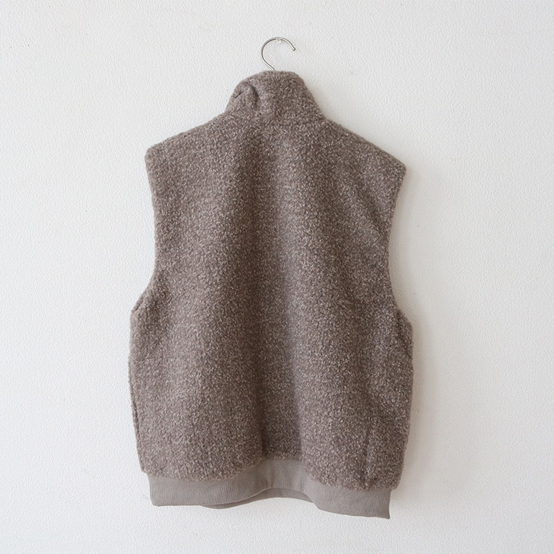 MIXボアハーフZIPベスト【返品不可】