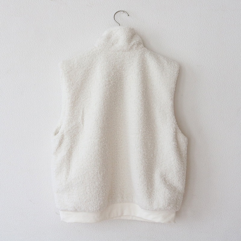 MIXボアハーフZIPベスト【返品不可】