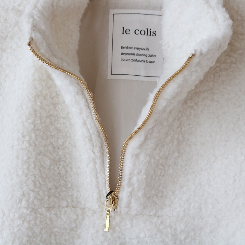 MIXボアハーフZIPベスト【返品不可】