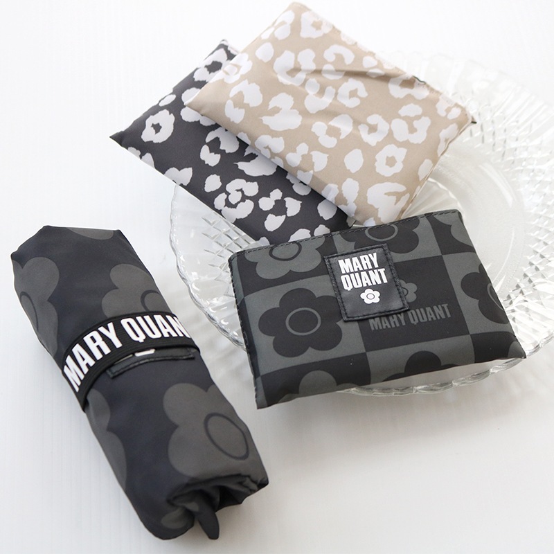 MARYQUANT エコバッグ おまとめ すぐ届く☆MARY QUANT エコバッグ ファスナー付き 2Lが4本入る