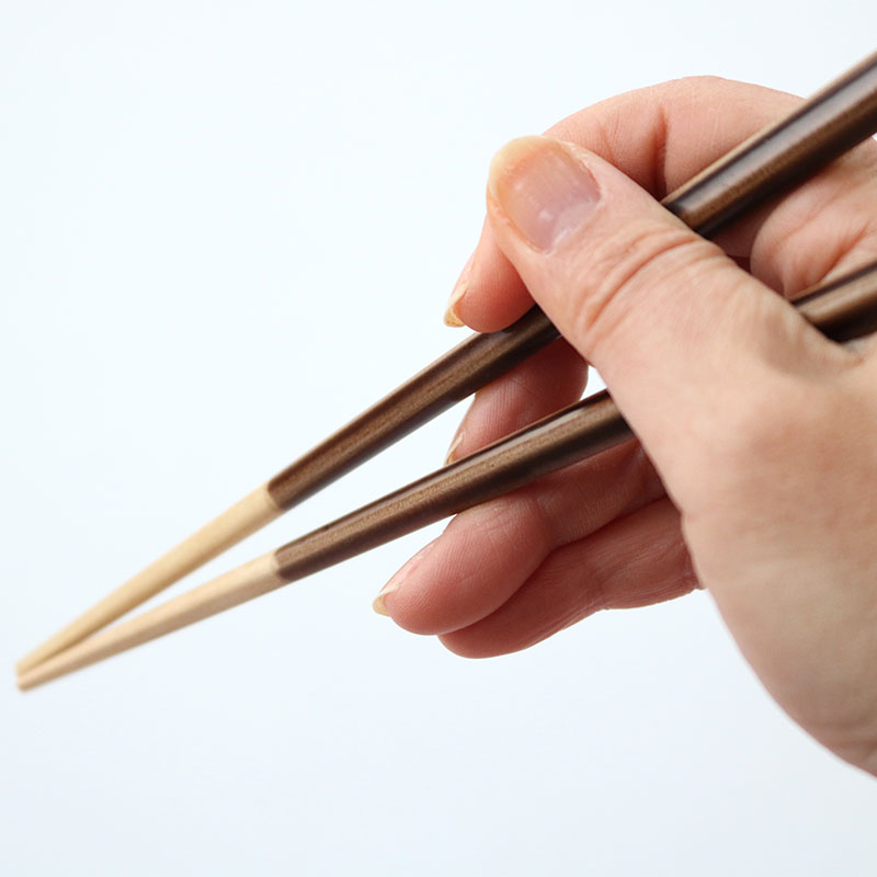名入れサービス付】ほんとうにすべらないお箸 フォグクリアBR | ハンプ