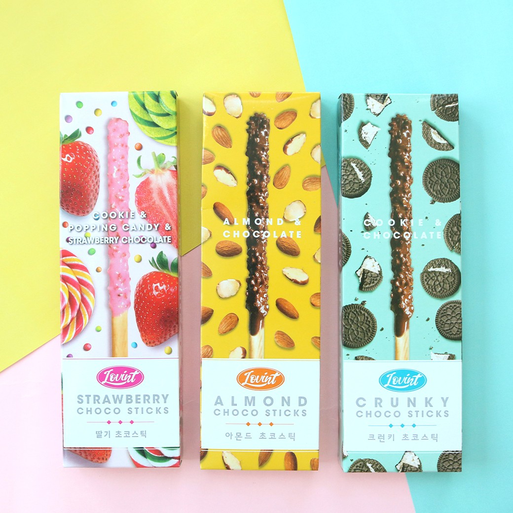 韓国発!LOVINTビッグチョコスティック 食べ比べギフト