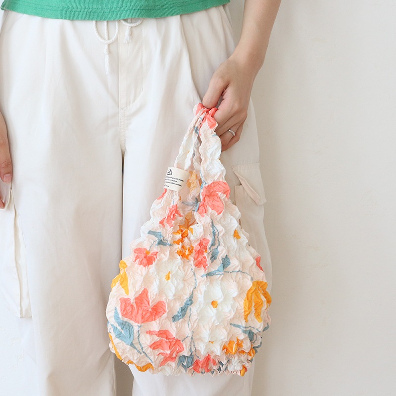 しぼりバッグ ポルクベージュ Wpc.