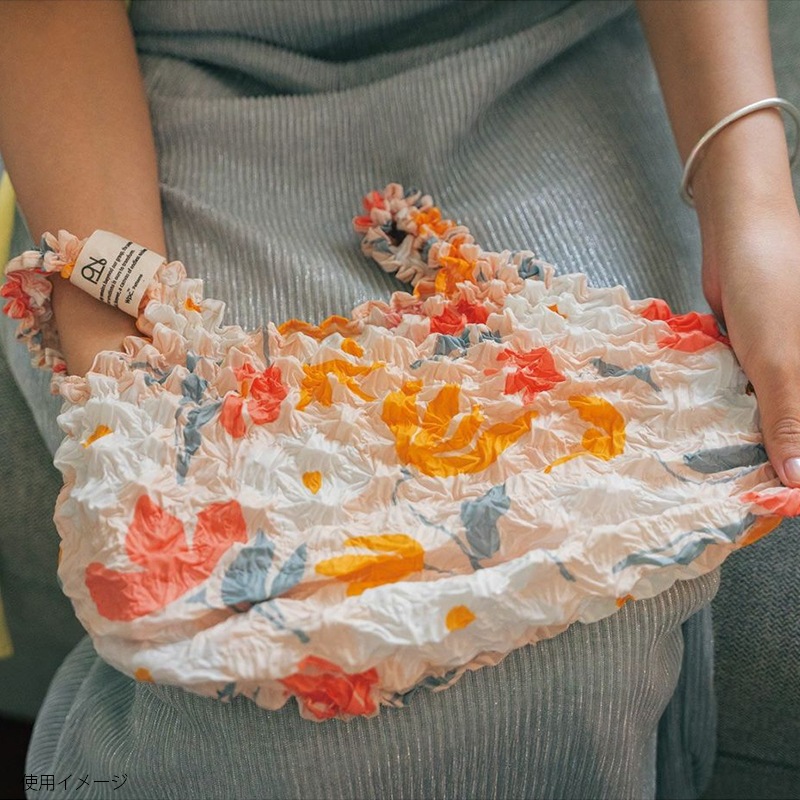 しぼりバッグ ポルクベージュ Wpc.