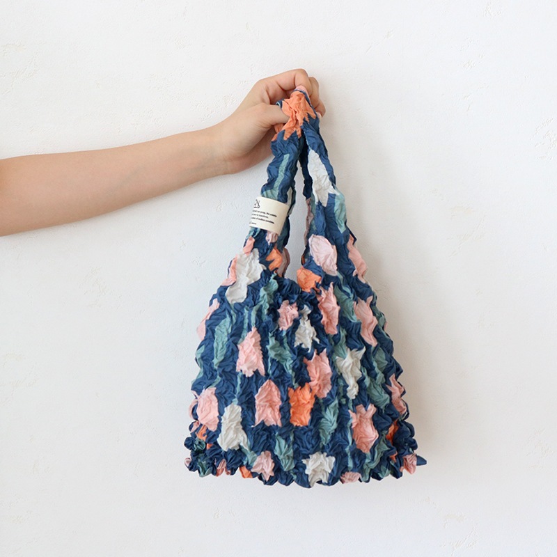 しぼりバッグ ブルーミングチューリップグレー Wpc.