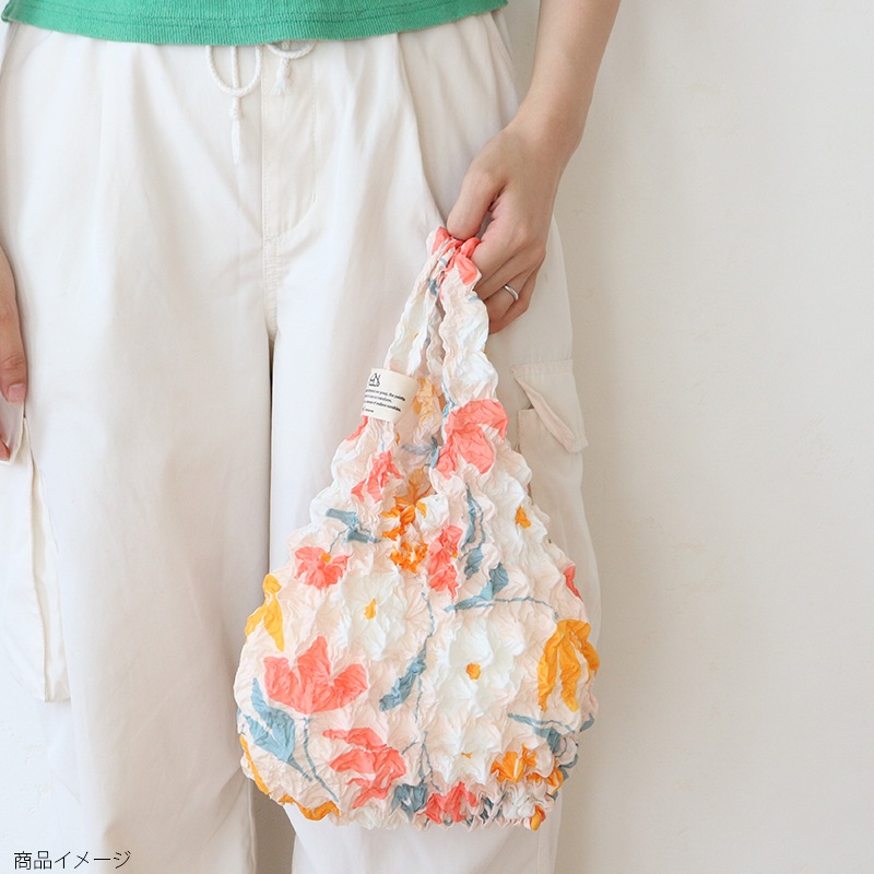 しぼりバッグ ブルーミングチューリップグレー Wpc.