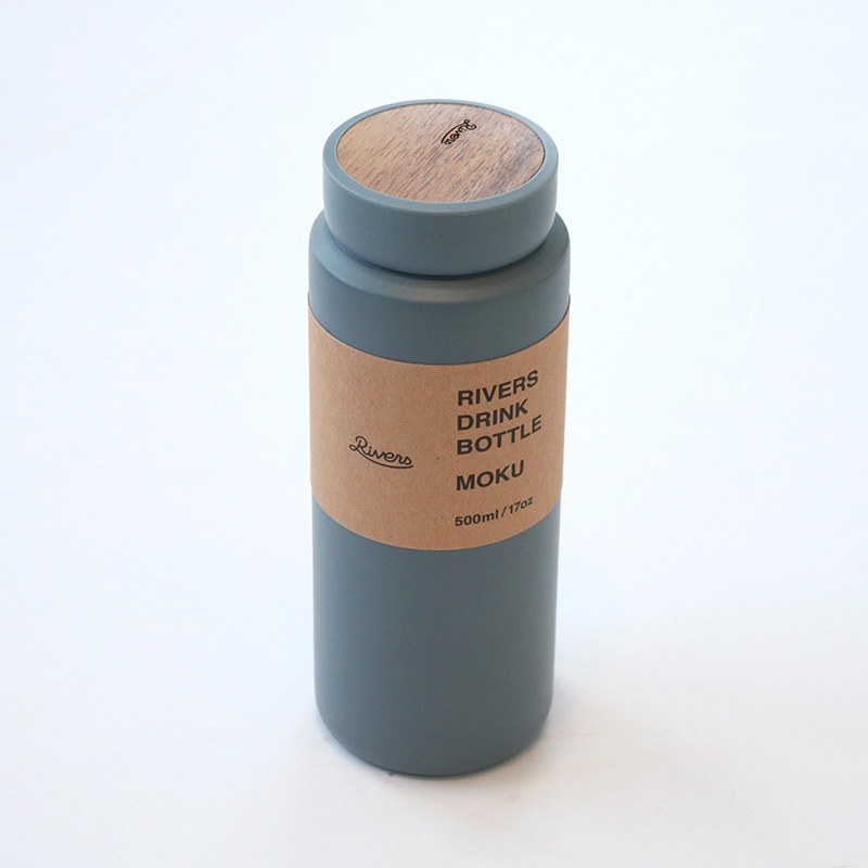 RIVERS(リバーズ)ドリンクボトル モク 500 アッシュブルー