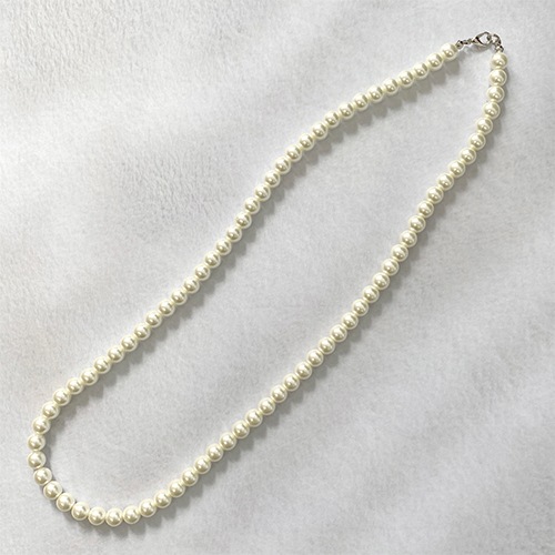 ホワイトパールネックレス　60cm 楽天市場】淡水真珠 ロングネックレス 7.0-11.0mm 62cm パール