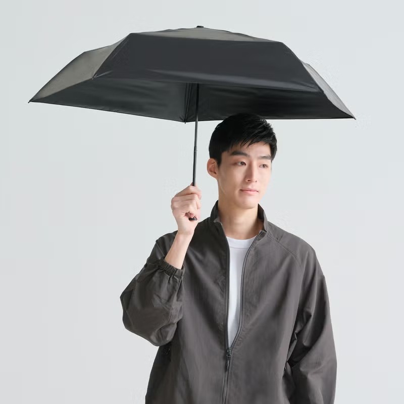 go-koh（ゴコウ）遮光超軽量 晴雨兼用折りたたみ傘 55cm BK